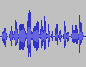Sample voice waveform