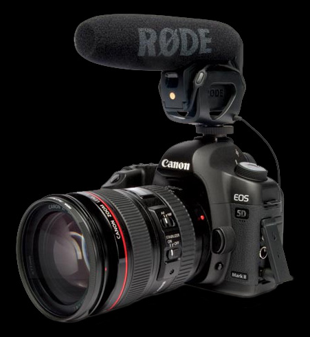 New RODE VideoMic Pro on a DSLR